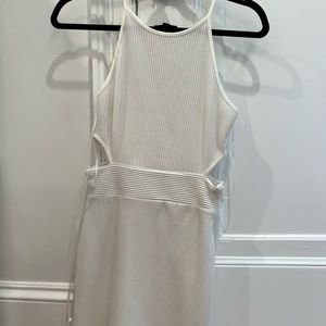 Cute white mini dress
